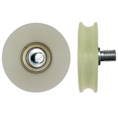 Roldana 70mm para Porta Kone Canal Abaulado com Eixo Excêntrico
