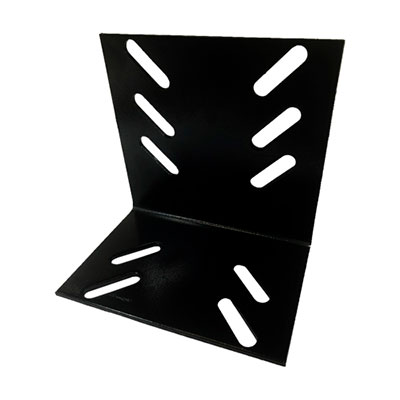 Suporte L para Fixação de Guia 138mm X 88mm X 3/16",Fixação De Guias"