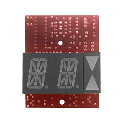 Placa Display 20mm Vermelho PLA8004 (Eletem)