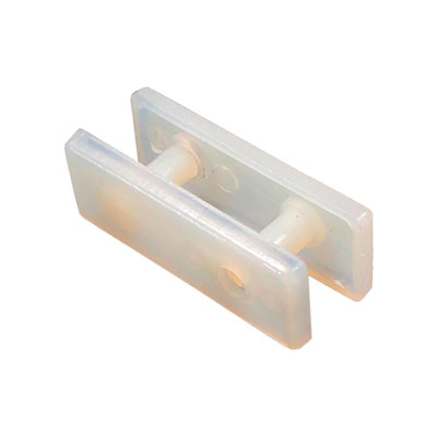 Corrediça Sapatilha de Nylon para Porta Cabine Compativel com Atlas (Par)