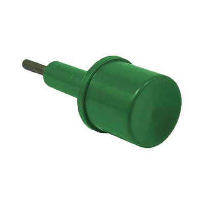 Botão Redondo 18mm Verde com Pino