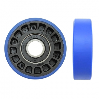 Roldana de Degrau / Corrente Diametro 76 x 22mm Rolamento 6203 Xizi Otis XAA290CY2