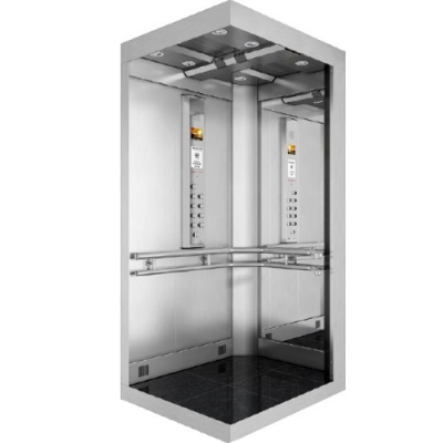 Cabine em Aço Inox Modelo PARIS para 6, 8, 10 e 13 passageiros