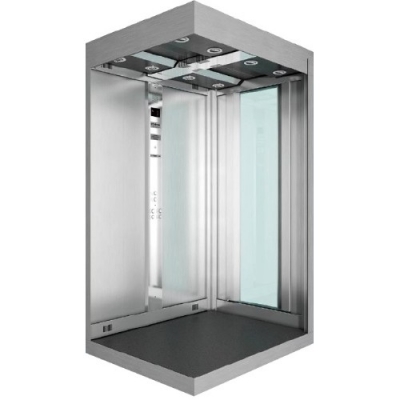 Cabine em Aço Inox Modelo SÃO PAULO para 6, 8, 10 e 13 Passageiros